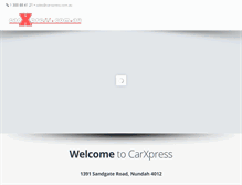 Tablet Screenshot of carxpress.com.au
